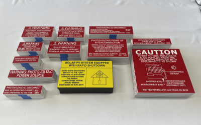 Solar Inspection Signs | DIY Homeowner Guidance & Placards