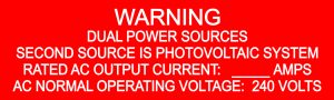 Dual Power Souce with Blank Values
