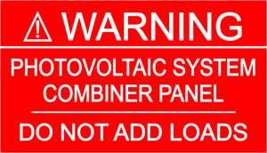 Combiner Panel