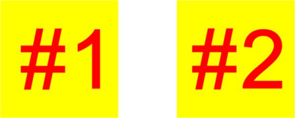 Fire Department Disconnect Numbers Set #1-2