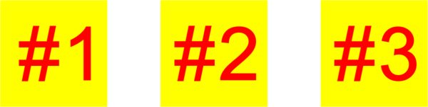 Fire Department Disconnect Numbers Set #1-3