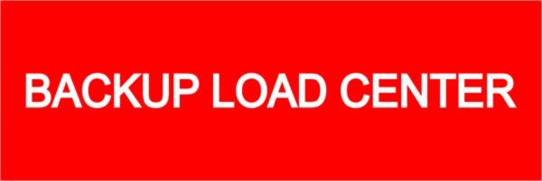 Backup Load Center