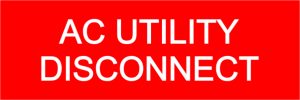 AC Utility Disconnect
