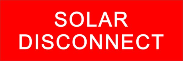 HI Solar Disconnect Values