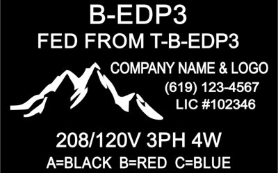 Custom Electrical Placards for Contractors | Durable & Fast
